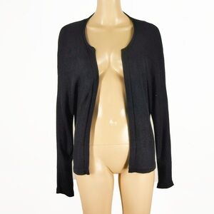 Cop. Copine Dise Veste Black Cashmere Blend Cardigan Sweater Top